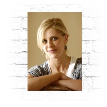 Sarah Michelle Gellar Metal Wall Art