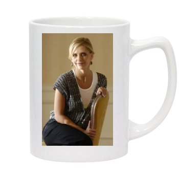 Sarah Michelle Gellar 14oz White Statesman Mug