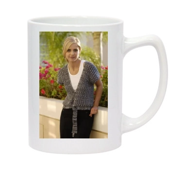 Sarah Michelle Gellar 14oz White Statesman Mug