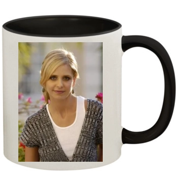 Sarah Michelle Gellar 11oz Colored Inner & Handle Mug