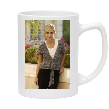 Sarah Michelle Gellar 14oz White Statesman Mug