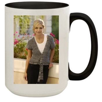 Sarah Michelle Gellar 15oz Colored Inner & Handle Mug