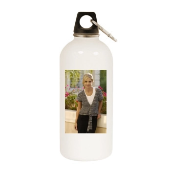 Sarah Michelle Gellar White Water Bottle With Carabiner