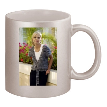 Sarah Michelle Gellar 11oz Metallic Silver Mug