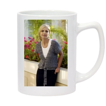 Sarah Michelle Gellar 14oz White Statesman Mug