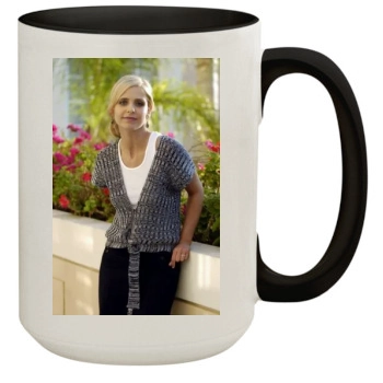 Sarah Michelle Gellar 15oz Colored Inner & Handle Mug