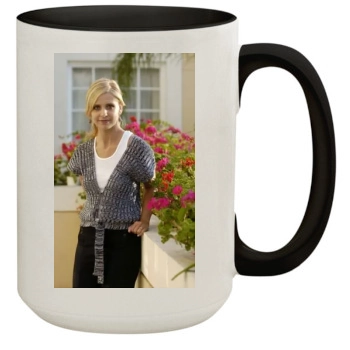 Sarah Michelle Gellar 15oz Colored Inner & Handle Mug