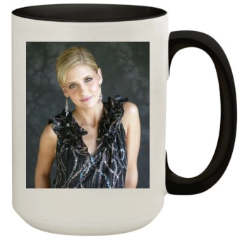 Sarah Michelle Gellar 15oz Colored Inner & Handle Mug