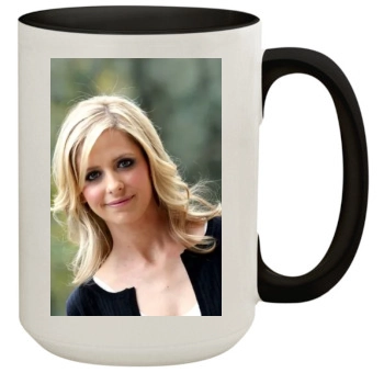 Sarah Michelle Gellar 15oz Colored Inner & Handle Mug