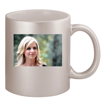 Sarah Michelle Gellar 11oz Metallic Silver Mug