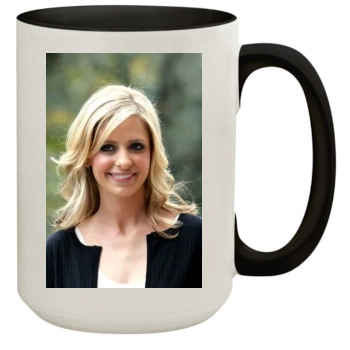 Sarah Michelle Gellar 15oz Colored Inner & Handle Mug