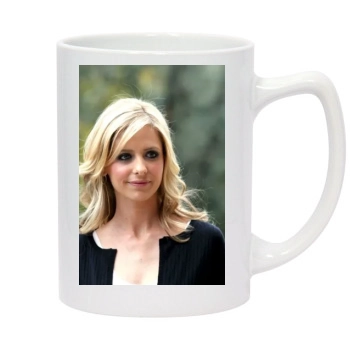 Sarah Michelle Gellar 14oz White Statesman Mug