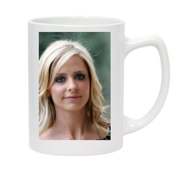 Sarah Michelle Gellar 14oz White Statesman Mug