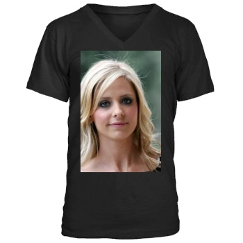 Sarah Michelle Gellar Men's V-Neck T-Shirt