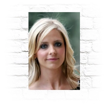 Sarah Michelle Gellar Metal Wall Art