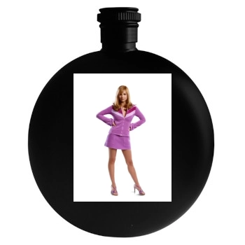 Sarah Michelle Gellar Round Flask