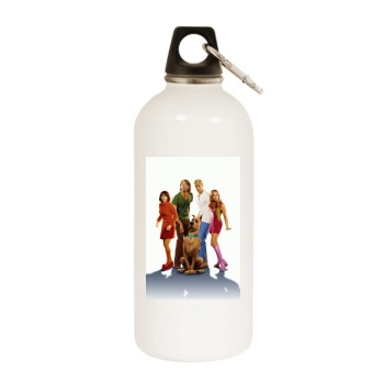 Sarah Michelle Gellar White Water Bottle With Carabiner