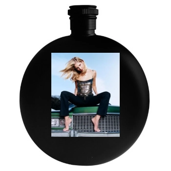 Sarah Michelle Gellar Round Flask