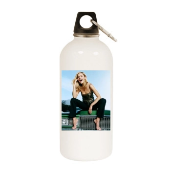 Sarah Michelle Gellar White Water Bottle With Carabiner