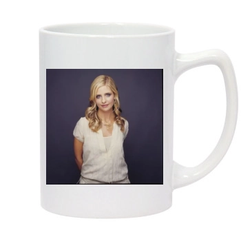 Sarah Michelle Gellar 14oz White Statesman Mug