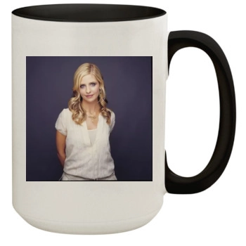 Sarah Michelle Gellar 15oz Colored Inner & Handle Mug