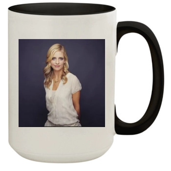 Sarah Michelle Gellar 15oz Colored Inner & Handle Mug