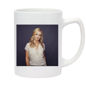 Sarah Michelle Gellar 14oz White Statesman Mug