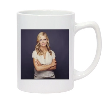 Sarah Michelle Gellar 14oz White Statesman Mug