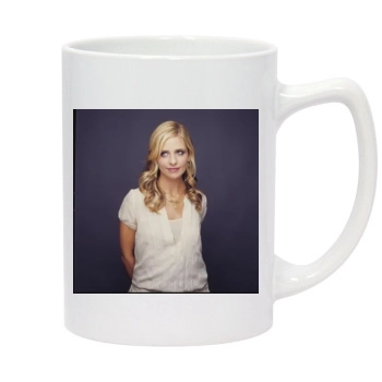 Sarah Michelle Gellar 14oz White Statesman Mug