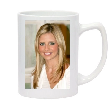 Sarah Michelle Gellar 14oz White Statesman Mug