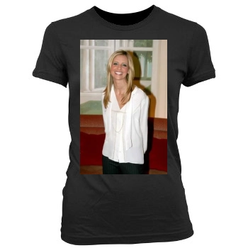 Sarah Michelle Gellar Women's Junior Cut Crewneck T-Shirt