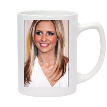 Sarah Michelle Gellar 14oz White Statesman Mug