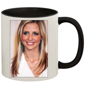 Sarah Michelle Gellar 11oz Colored Inner & Handle Mug