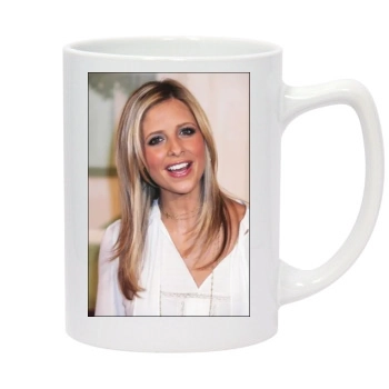 Sarah Michelle Gellar 14oz White Statesman Mug