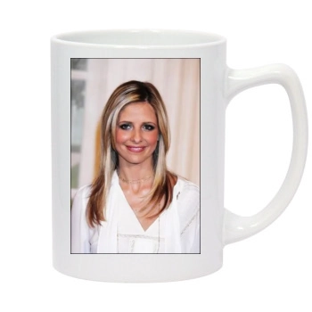 Sarah Michelle Gellar 14oz White Statesman Mug