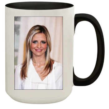 Sarah Michelle Gellar 15oz Colored Inner & Handle Mug