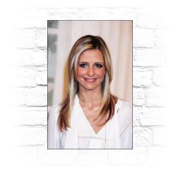 Sarah Michelle Gellar Metal Wall Art