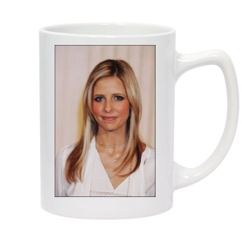 Sarah Michelle Gellar 14oz White Statesman Mug