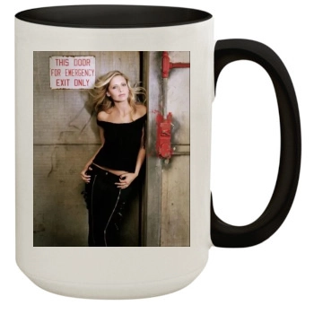 Sarah Michelle Gellar 15oz Colored Inner & Handle Mug