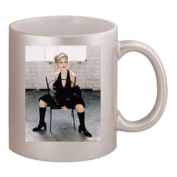 Sarah Michelle Gellar 11oz Metallic Silver Mug