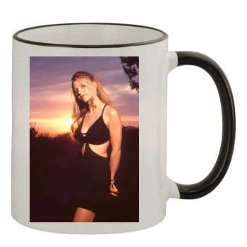 Sarah Michelle Gellar 11oz Colored Rim & Handle Mug