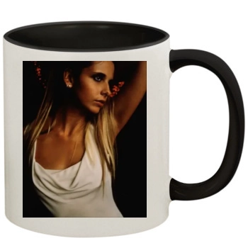 Sarah Michelle Gellar 11oz Colored Inner & Handle Mug