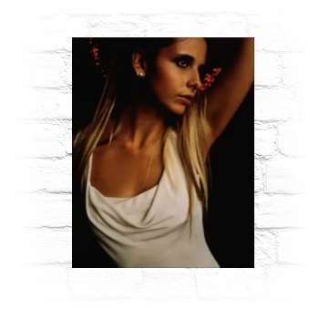 Sarah Michelle Gellar Metal Wall Art