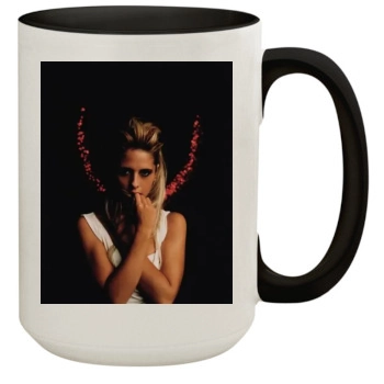 Sarah Michelle Gellar 15oz Colored Inner & Handle Mug