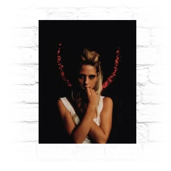 Sarah Michelle Gellar Metal Wall Art