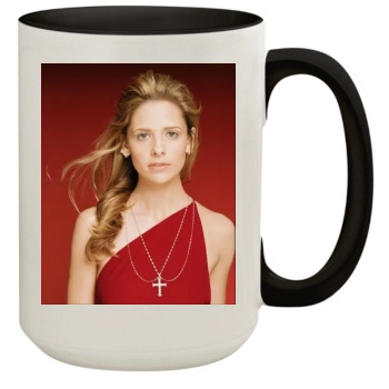 Sarah Michelle Gellar 15oz Colored Inner & Handle Mug