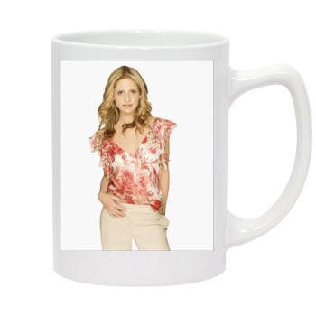 Sarah Michelle Gellar 14oz White Statesman Mug