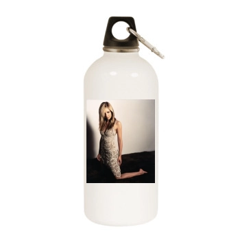 Sarah Michelle Gellar White Water Bottle With Carabiner