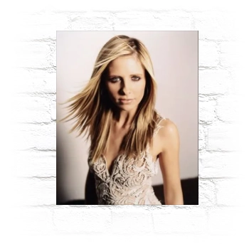 Sarah Michelle Gellar Metal Wall Art