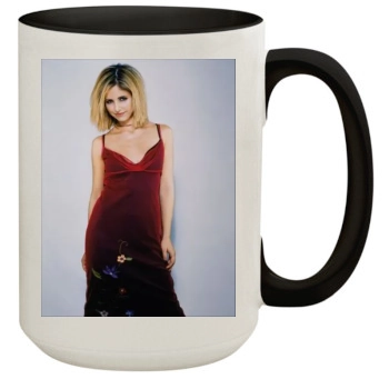 Sarah Michelle Gellar 15oz Colored Inner & Handle Mug